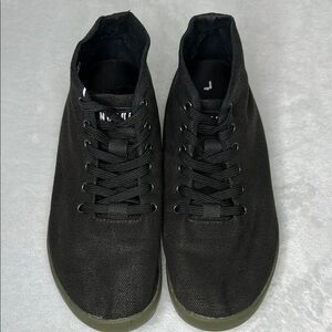 NoBull Unisex Black Coffee Canvas Mid Trainer M 6.5 W 8